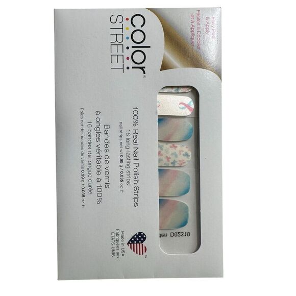 Color Street Nail Polish Strips Never Forgotten Multicolor Patterned - Picture 1 of 3